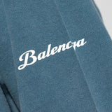 Close-up of Balenciaga jerseys & knitwear hardware and fine stitching
