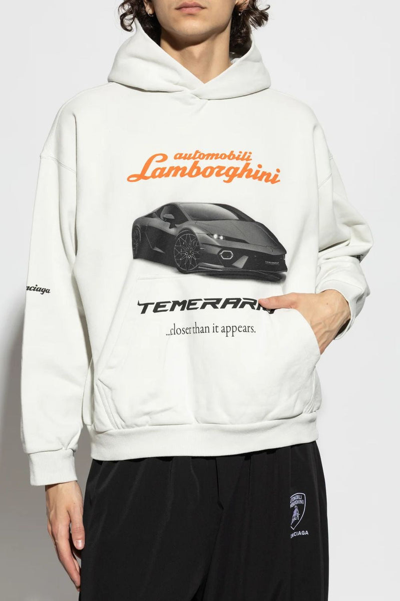 Balenciaga Hoodies? BALENCIAGA Medium Fit Hoodie Comfortable Luxury Streetwear Hoodie