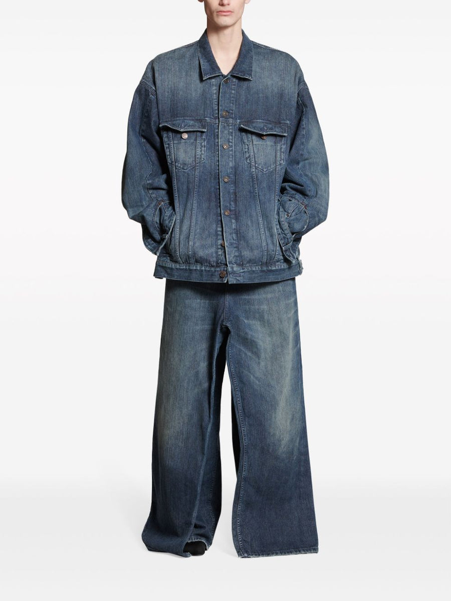 Balenciaga premium outerwear detail and craftsmanship close-up