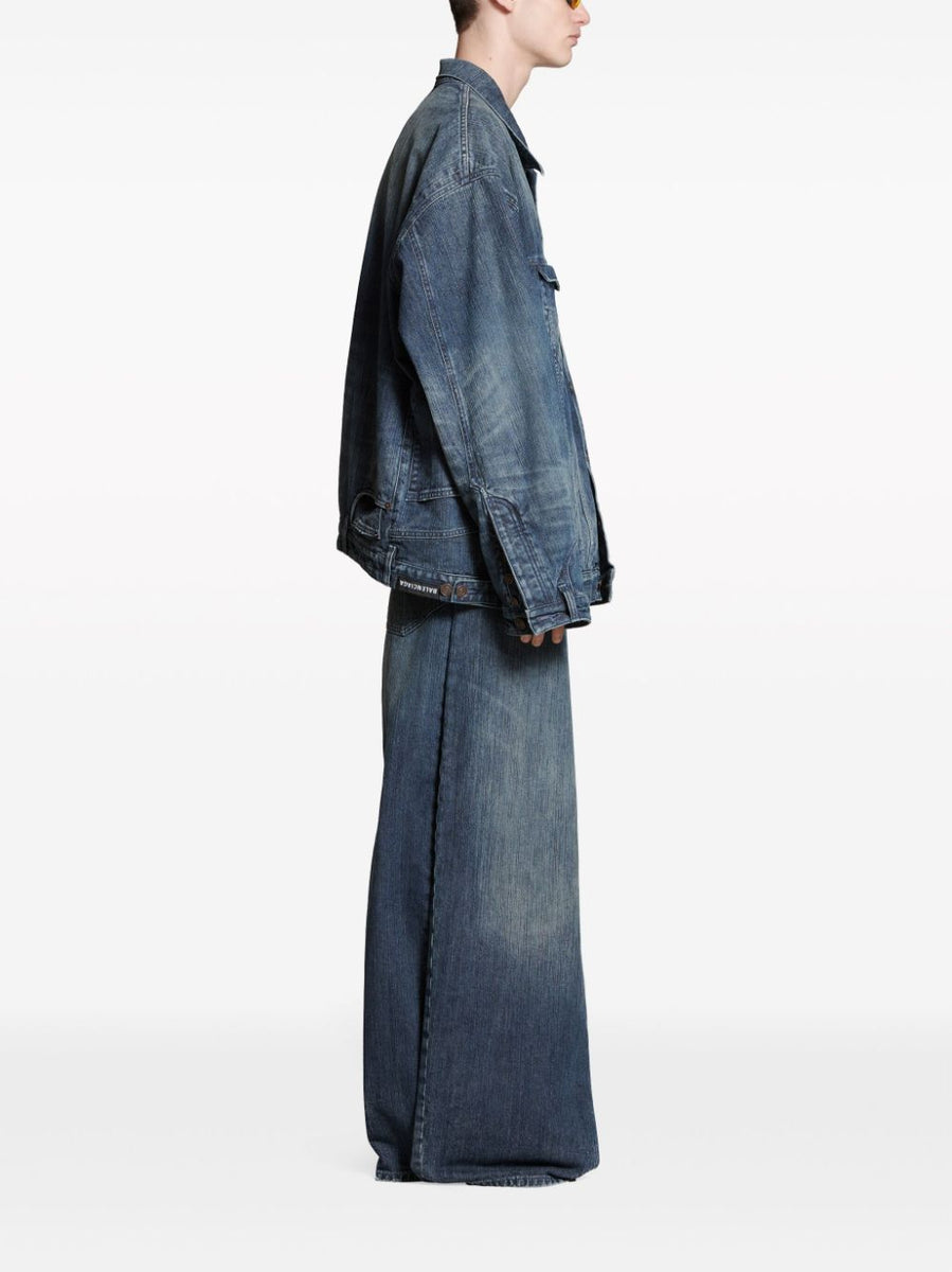 Balenciaga outerwear side profile designer luxury fashion