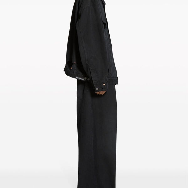 Balenciaga premium outerwear detail and craftsmanship close-up