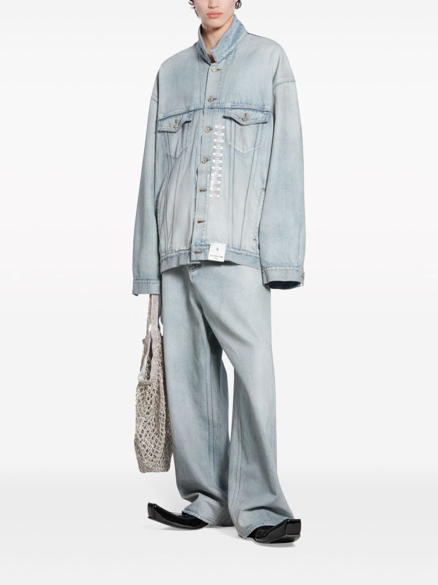 Balenciaga outerwear side profile designer luxury fashion