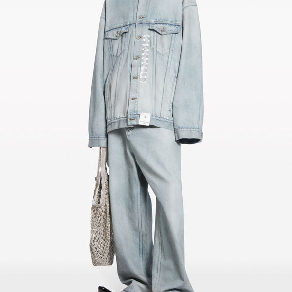 Balenciaga outerwear side profile designer luxury fashion