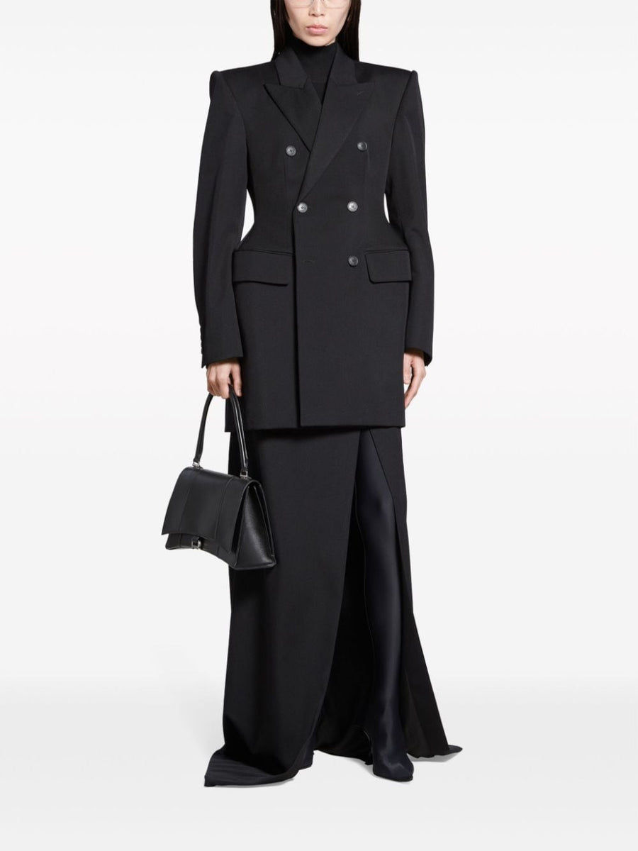 Balenciaga premium outerwear detail and craftsmanship close-up