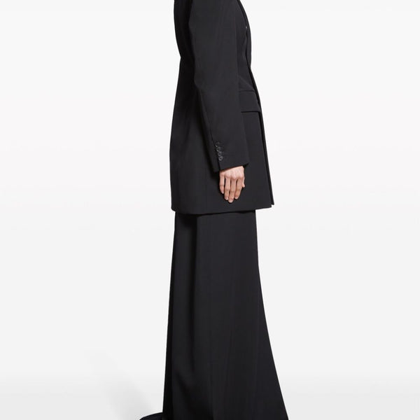 Balenciaga outerwear side profile designer luxury fashion