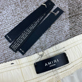 Close-up of Amiri t-shirt craftsmanship