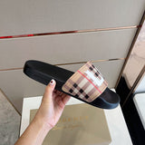 Burberry Red Slip-On Sneakers - Heel Detail View