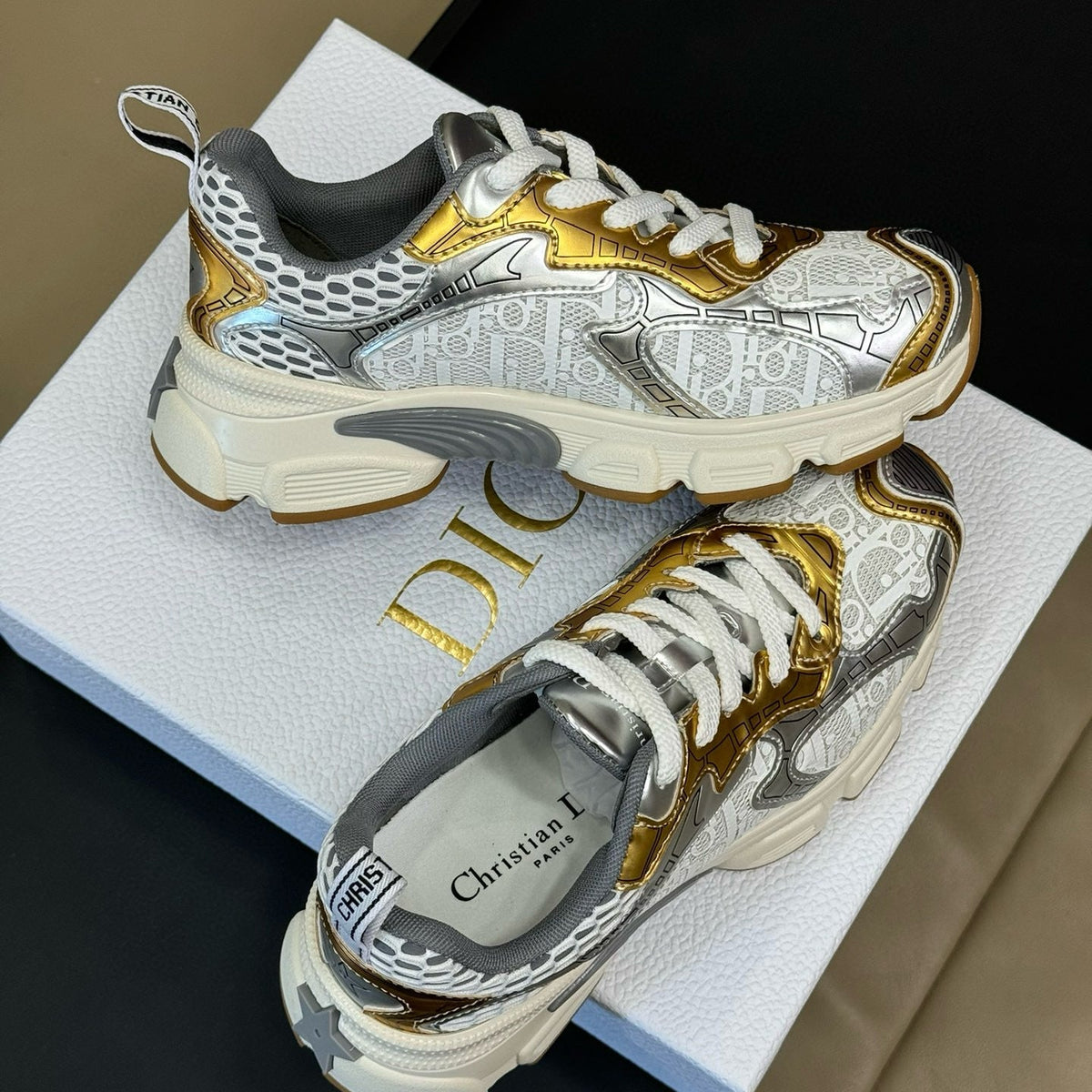 Dior Shoes- Dior Chrono Sneaker Premium Designer Casual Shoes