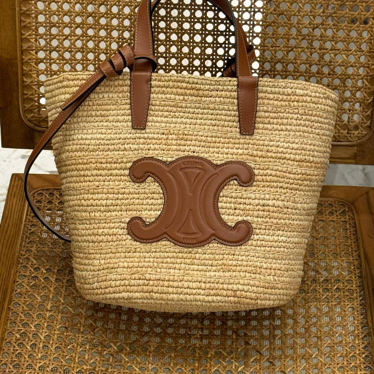 Bags- Cel Nano Supple Panier Bag Luxury Designer Leather Handbag