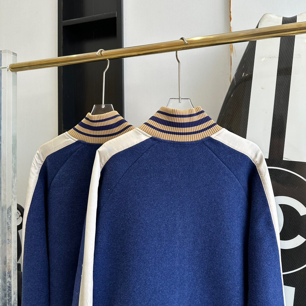 Gucci Jackets- Gucci Zip Bomber Premium Casual Designer Jacket