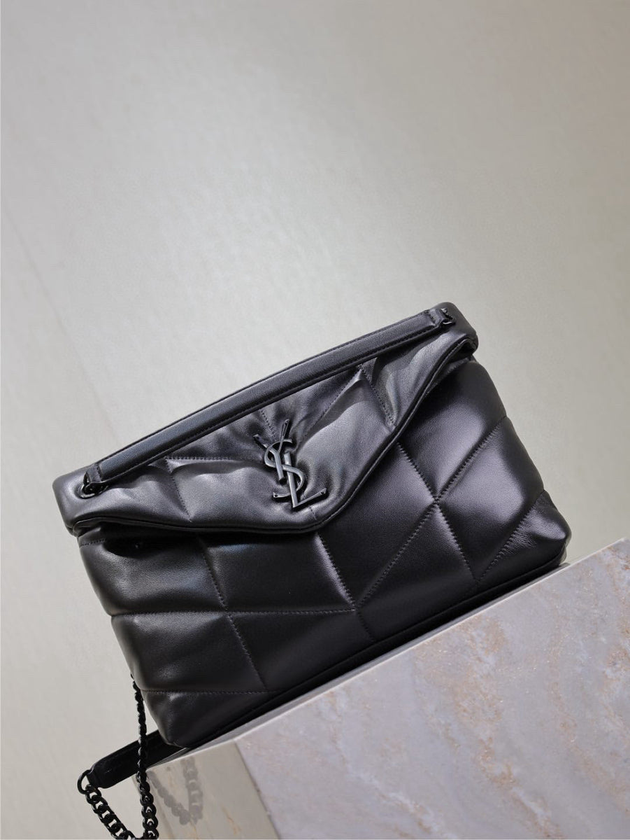 Saint Laurent Bags- Saint Laurent Loulou Medium Puffer Bag Elegant Everyday Designer Handbag