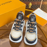 Louis Vuitton Chocolate Brown Combat Boots - Side Profile View