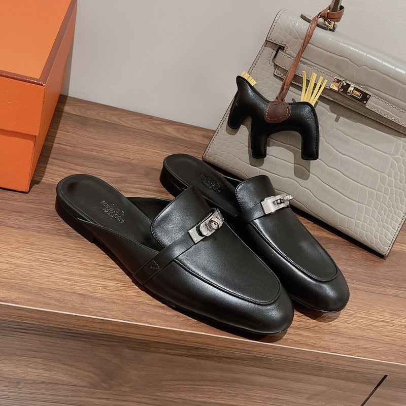Hermes shoes Style 308 - top view showing design (alternate angle)