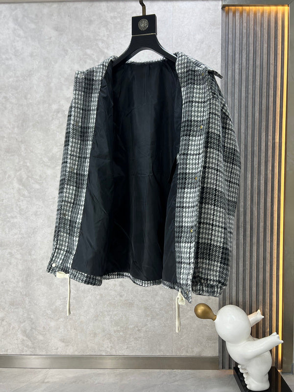 Close-up of Burberry designer clothing craftsmanship