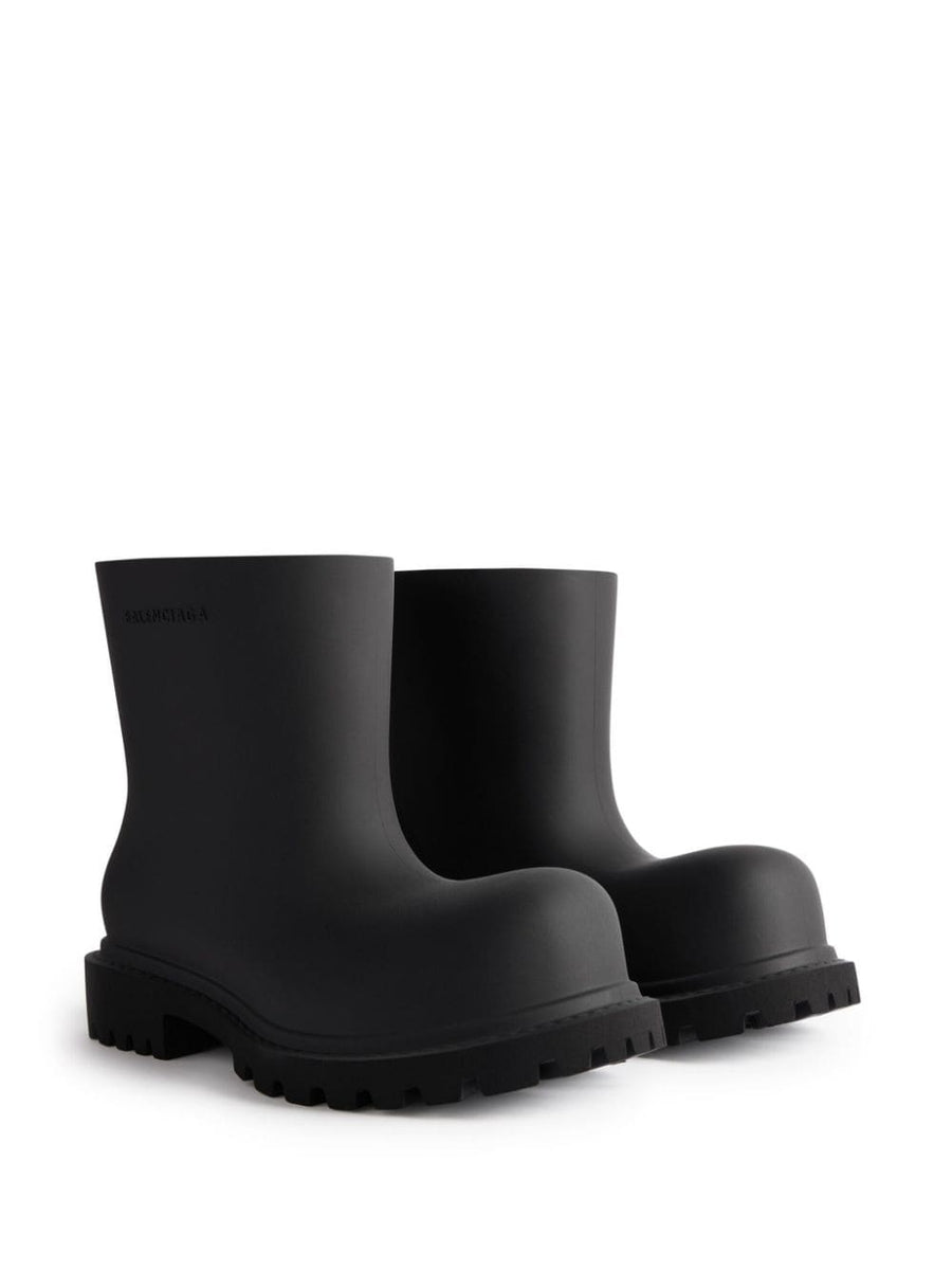 Balenciaga Shoes? BALENCIAGA Mini Steroid Logo-Emerging Ankle Boots Luxury Lifestyle Designer Footwear