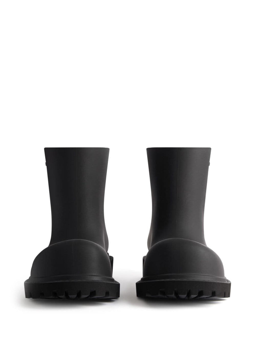 Balenciaga Shoes? BALENCIAGA Mini Steroid Logo-Emerging Ankle Boots Luxury Lifestyle Designer Footwear