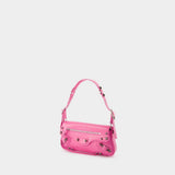 Balenciaga premium shoulder bags detail and craftsmanship close-up