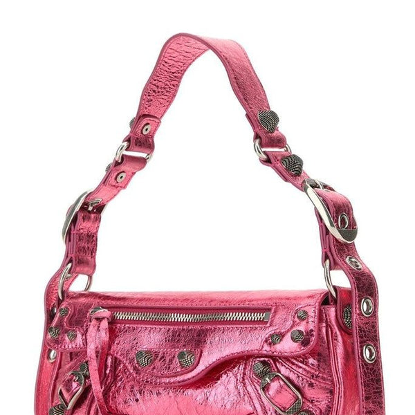Balenciaga premium shoulder bags detail and craftsmanship close-up