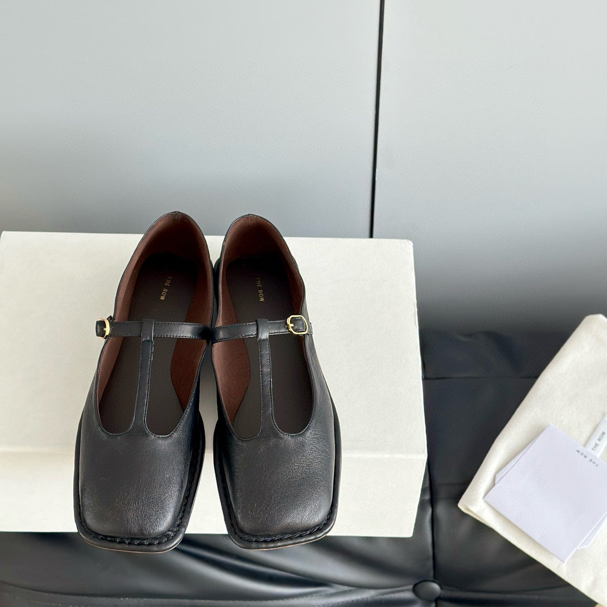 The Row Accessories- The Row T Strap Flats Luxury Designer Fashion Accessory
