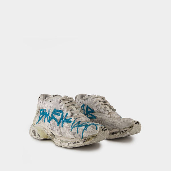 Balenciaga premium sneakers detail and craftsmanship close-up