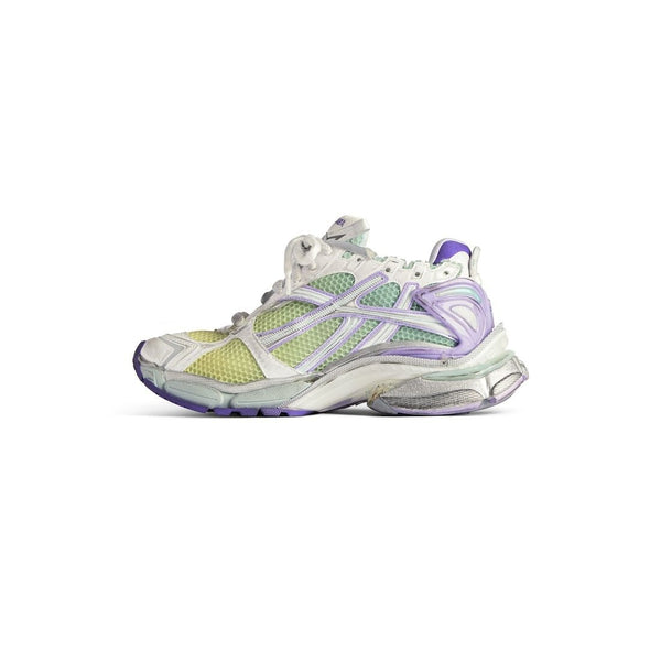 Close-up of Balenciaga sneakers hardware and fine stitching