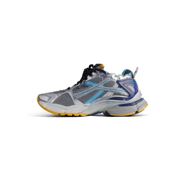 Close-up of Balenciaga sneakers hardware and fine stitching