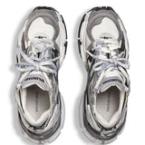 Close-up of Balenciaga sneakers hardware and fine stitching