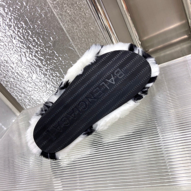 Balenciaga Black Ankle Strap Sandals - Back View