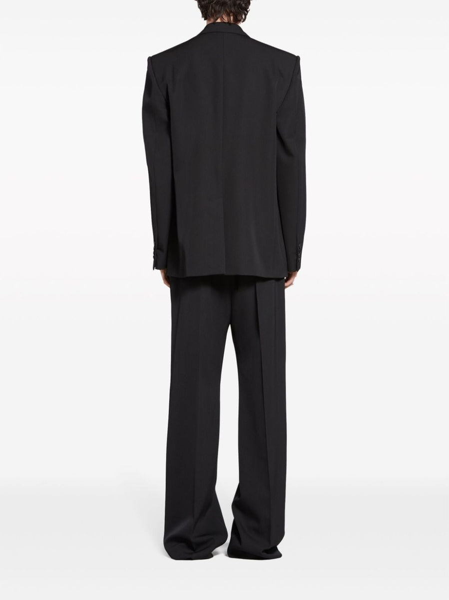 Balenciaga premium outerwear detail and craftsmanship close-up