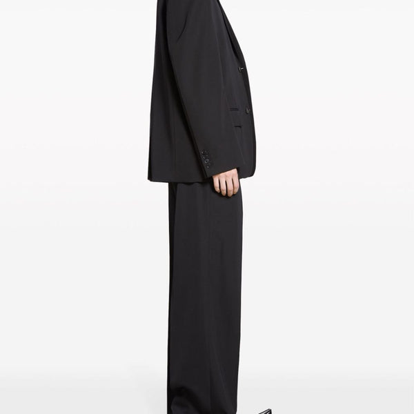 Balenciaga outerwear side profile designer luxury fashion