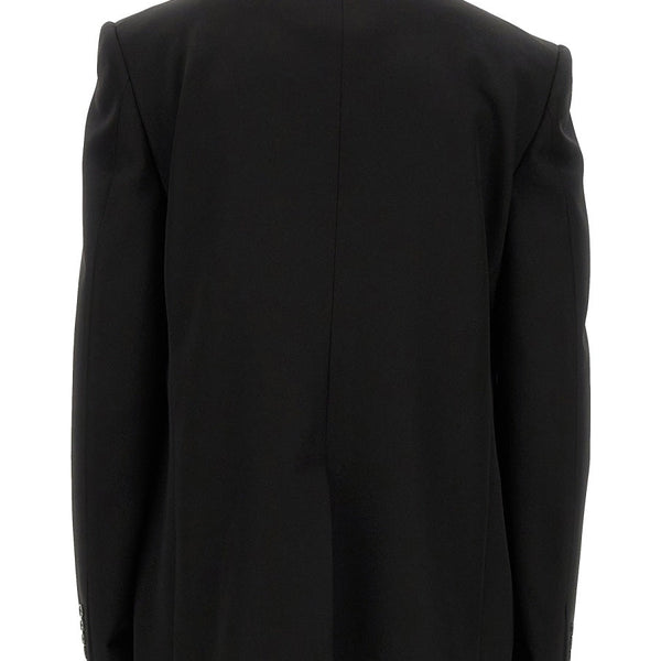 Balenciaga outerwear side profile designer luxury fashion