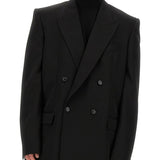 Close-up of Balenciaga outerwear hardware and fine stitching