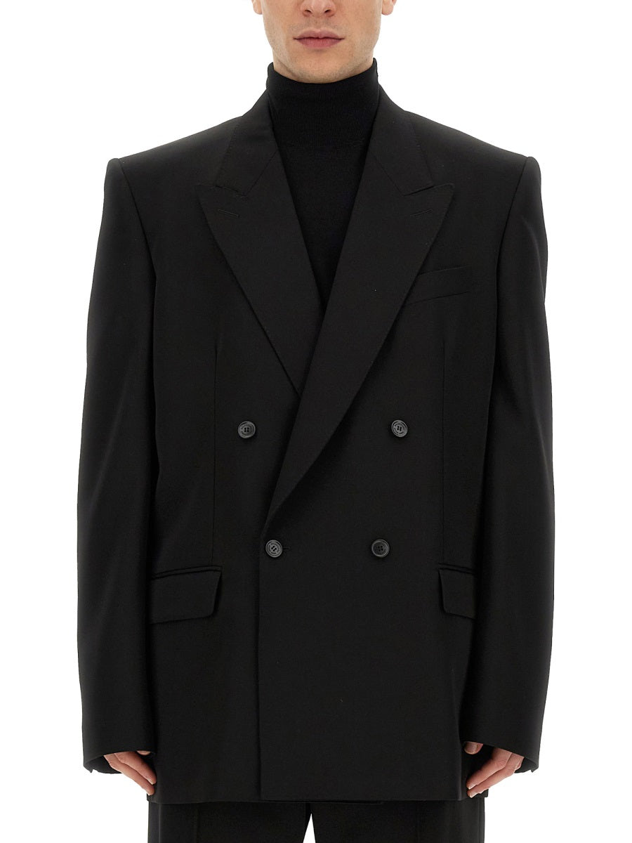 Balenciaga Jackets? BALENCIAGA Regular Fit Wool Jacket - Size M Premium Casual Designer Jacket