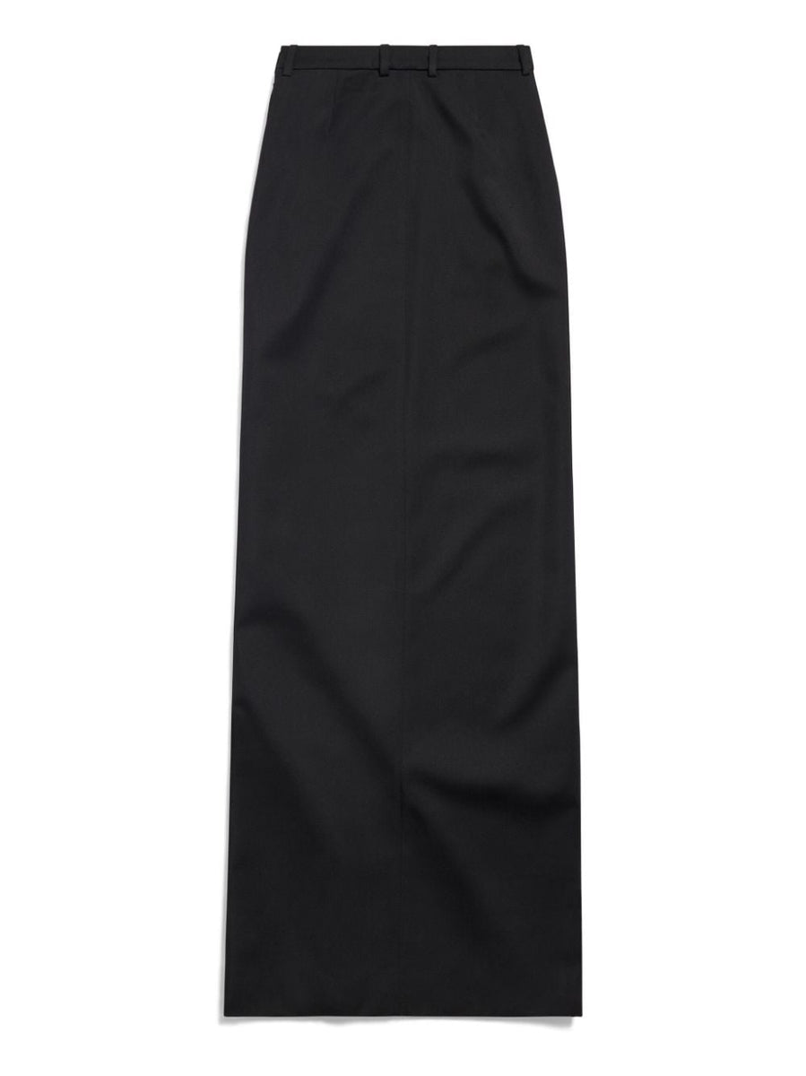 Balenciaga Skirts- BALENCIAGA High-Waisted Floor-Length Midi Skirt with Slit Elegant Designer Casual Skirt