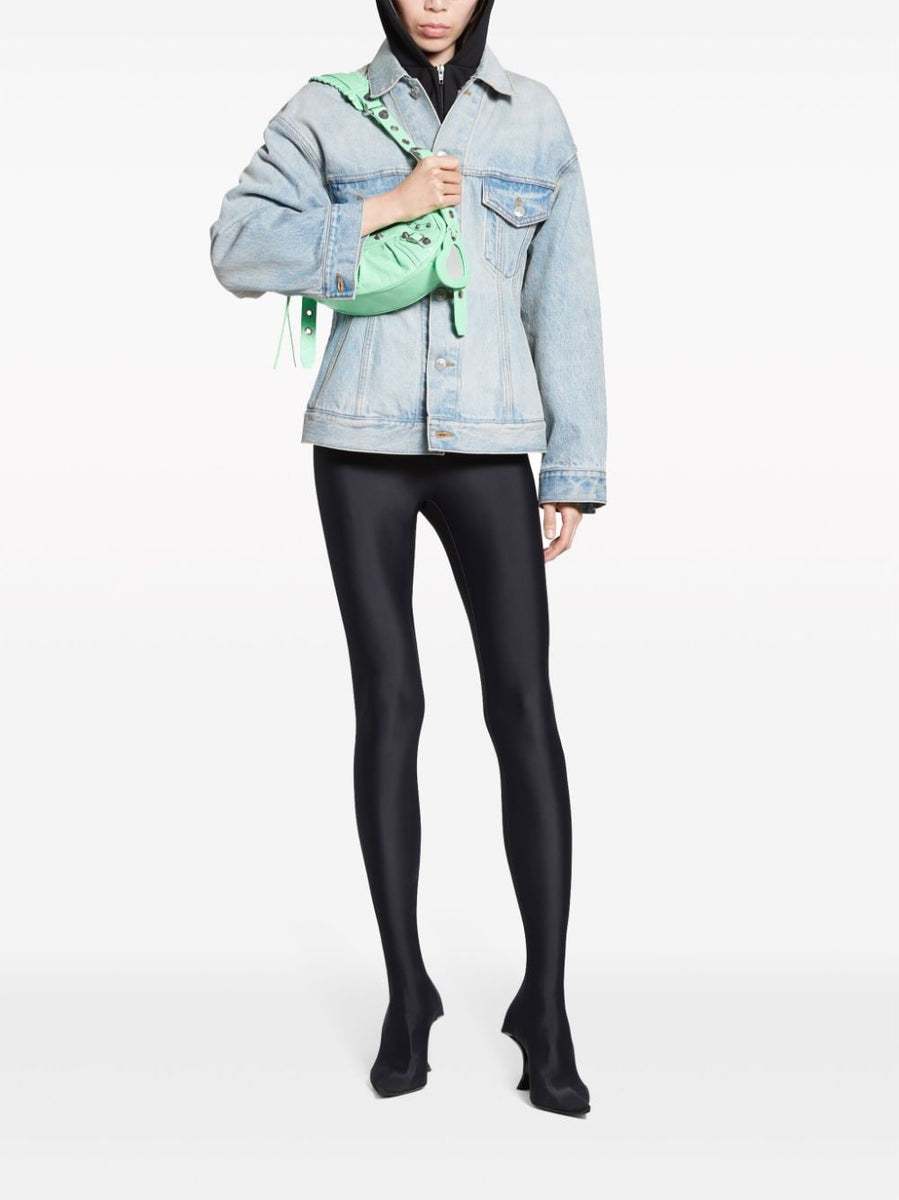 Balenciaga Jackets? BALENCIAGA Hourglass Denim Jacket for Women Premium Casual Designer Jacket
