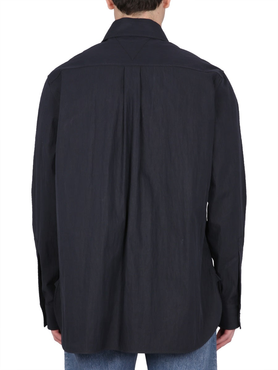Bottega Veneta premium blouses detail and craftsmanship close-up