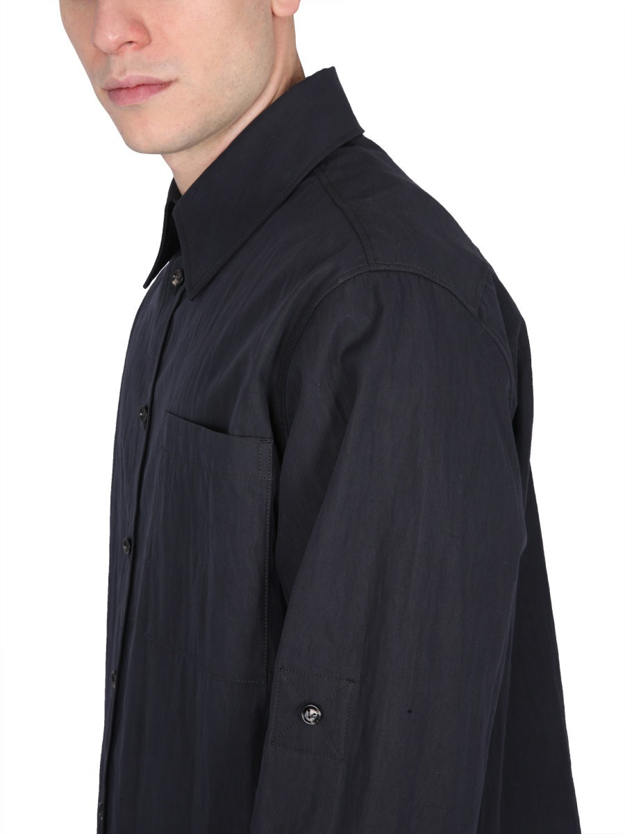 Bottega Veneta Tops? Bottega Veneta Men Cotton Twill Shirt Premium Designer Casual Top