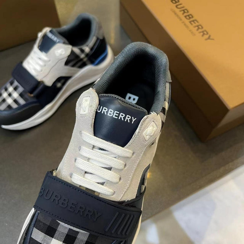Burberry Black Loafer Flats - Side Profile View