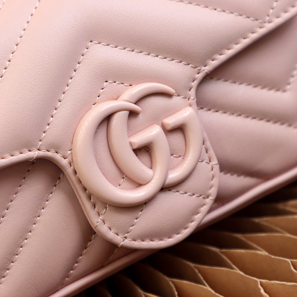 Gucci Bags- Gucci Marmont Super Mini Bag Luxury Designer Leather Handbag