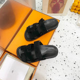 Hermes sandals Style 164 - angled studio shot