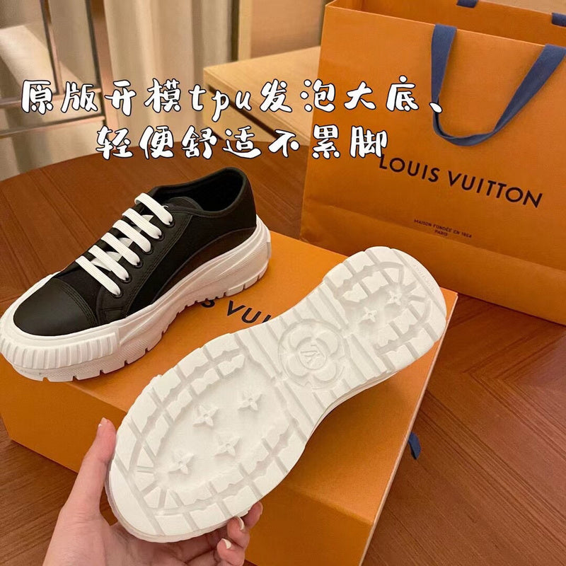 Louis Vuitton Black High-Top Sneakers - Studio Shot