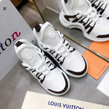 Louis Vuitton Tan Pointed-Toe Stiletto Heels - Detail Shot of Craftsmanship