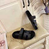 Hermes sandals Style 080 - angled studio shot