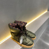 Louis Vuitton Red Block Heel Pumps - Sole Detail View