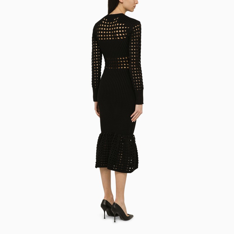 Alexander McQueen premium cocktail dresses detail and craftsmanship close-up