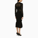 Alexander McQueen premium cocktail dresses detail and craftsmanship close-up