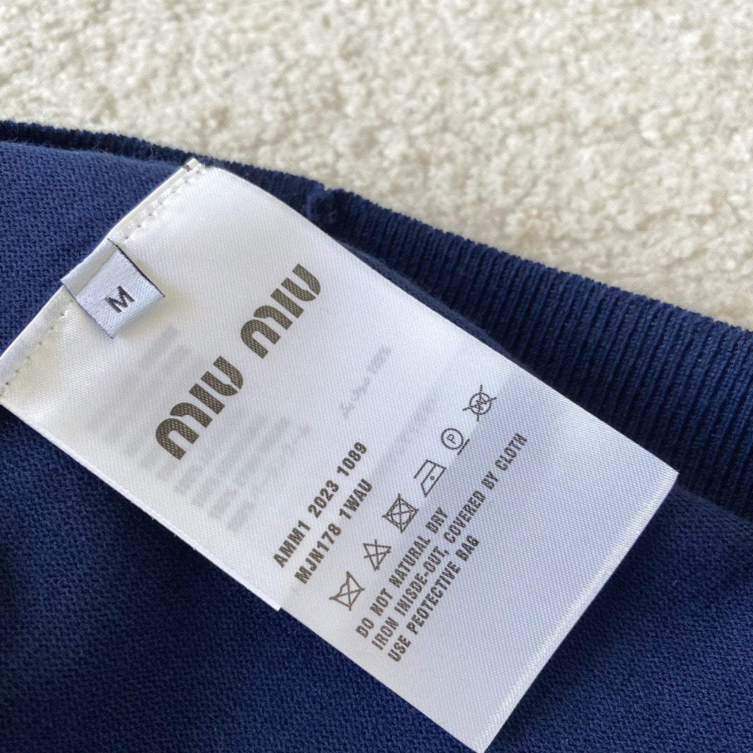 Sweaters- Miu M Jumper Luxury Designer Knit Sweater