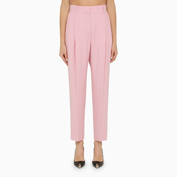 Alexander McQueen Pants? Alexander Mcqueen Pink Regular Trousers With Pleats Women Tailored Everyday Designer Pants