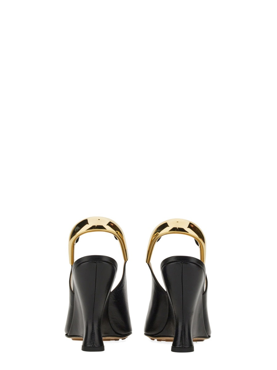 Bottega Veneta premium pumps detail and craftsmanship close-up