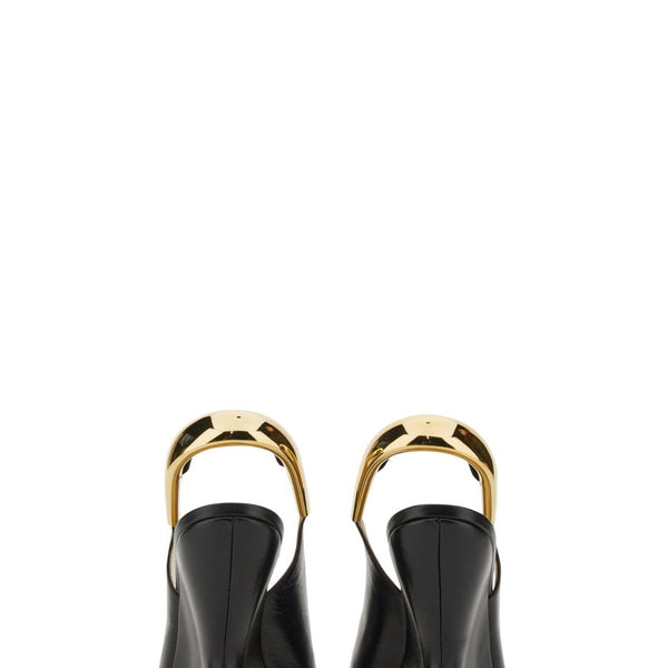 Bottega Veneta premium pumps detail and craftsmanship close-up